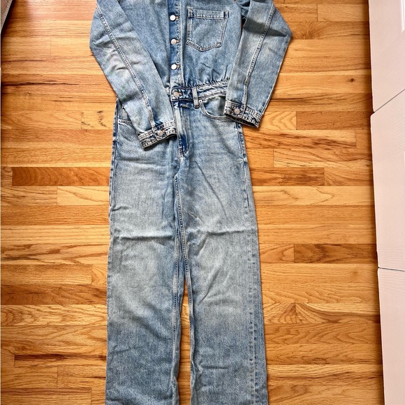 Zara Woman Denim  Jumpsuit ….Xs - Picture 4 of 7